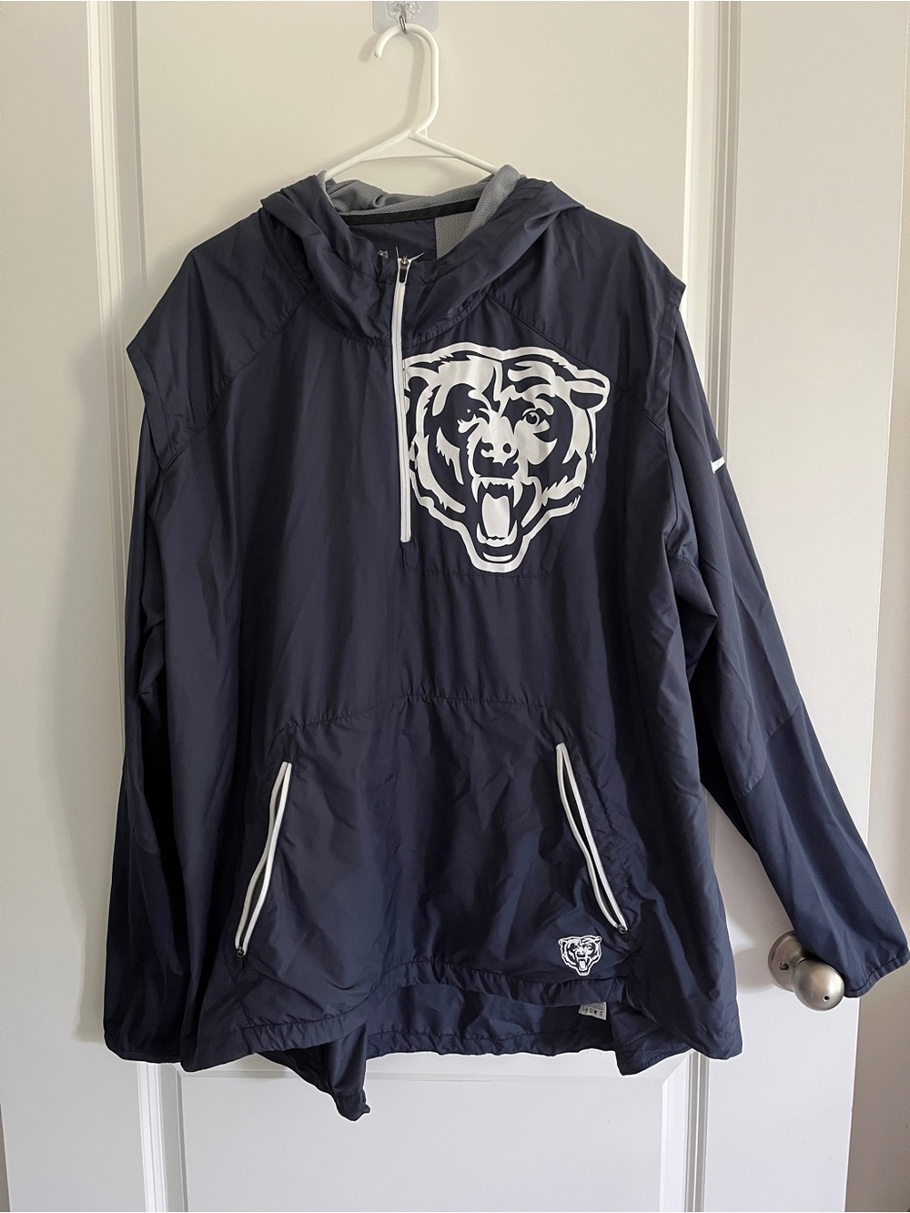 NFL Nike Jacket Navy Blue and Gray Onfield Apparel